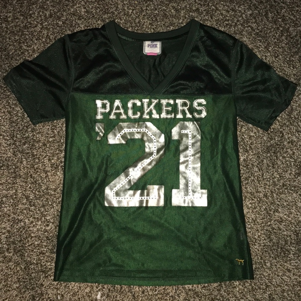 Pink packers tee